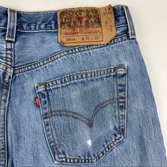 Vintage Levi’s 501 High Waist wedgie fit Jeans - Picture 3 of 11